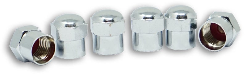 TireMinder Heavy Duty Valve Stem Caps, 6 Pack